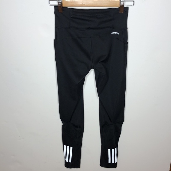 Adidas Own The Run Tights Black White XS - Picture 12 of 14